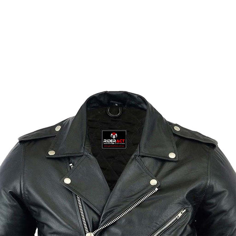 Stylish Leather Motorcycle Jacket