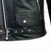 Image of RIDERACT® Leather Motorcycle Jacket Brando Native with CE Armors