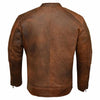Image of Leather jacket brown