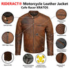 Image of Motorcycle leather jacket infographics