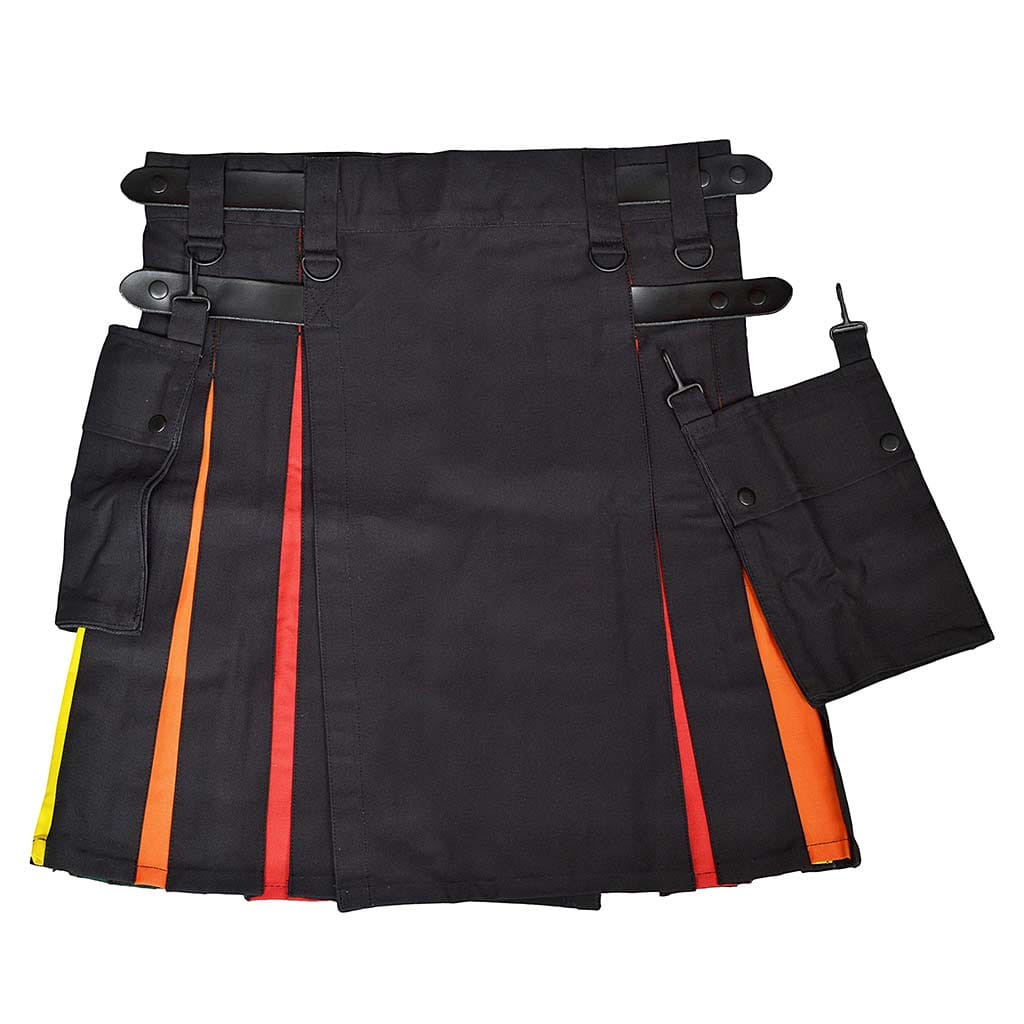 Rainbow Kilt with Cargo Pockets