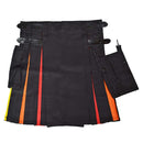 Rainbow Kilt with Cargo Pockets