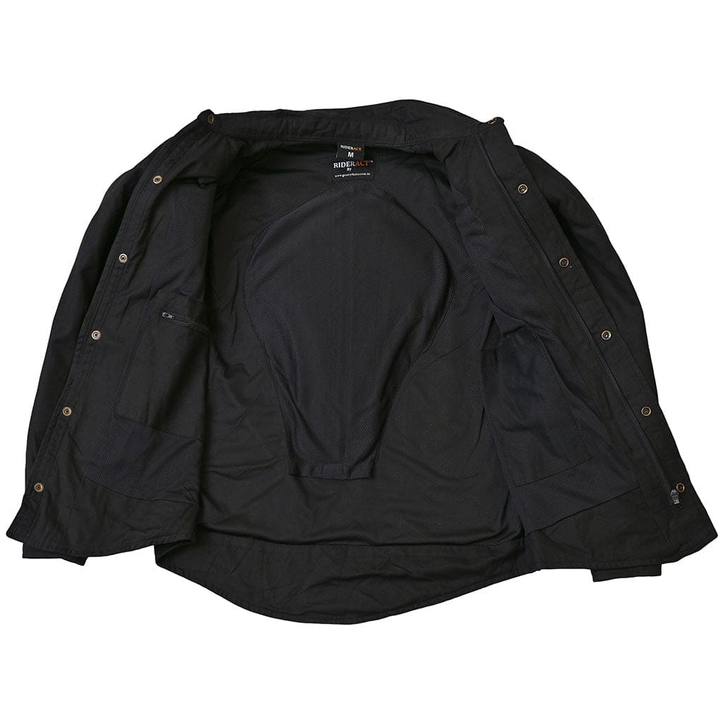 RIDERACT motorcycle shirt inside pose