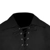 Image of Jacobite Shirt Black with laces