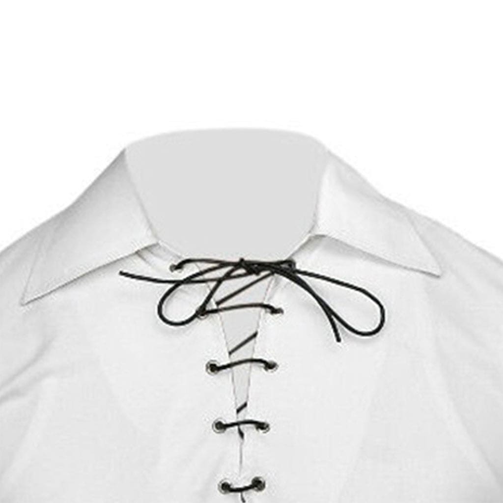 Traditional shirt with laces