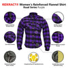 Image of RIDERACT® women kevlar shirt infography