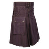 Image of Utility Kilt Brown with 6 Pockets