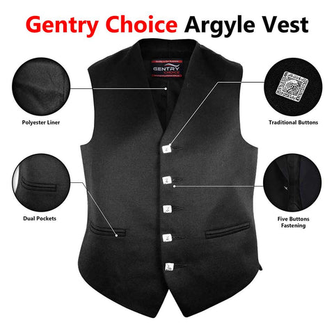 Gentry Choice Argyle Vest Infography