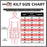 Gentry Choice Kilt size chart