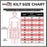 Gentry Choice Kilt size chart for men