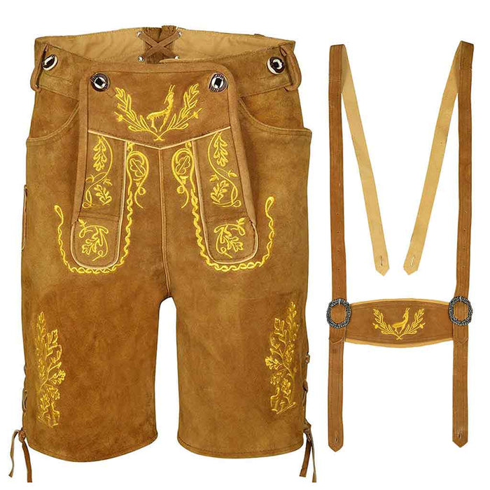 Gentry Choice Bavarian lederhosen with suspenders