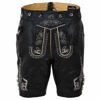 Oktoberfest lederhosen black trachten