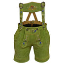 Authentic Oktoberfest outfit Women's Suede Leather Lederhosen Green