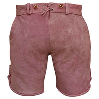 Womens Oktoberfest Outfit Lederhosen Suede Leather Oktoberfest Dress Rose Pink
