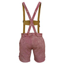 Womens Oktoberfest Outfit Lederhosen Suede Leather Oktoberfest Dress Rose Pink
