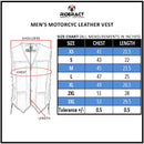 RIDERACT® Harley Distress Leather Motorcycle Vest