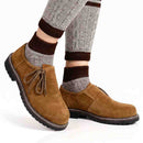 Mens Suede Leather Oktoberfest Shoes Golden Brown