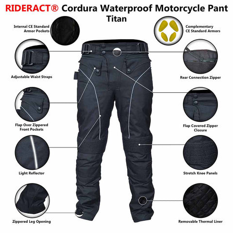 Motorcycle Pant infographics