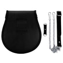 Sporran with straps and chain