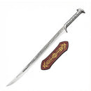 Thranduil Elven replica sword with wallmount