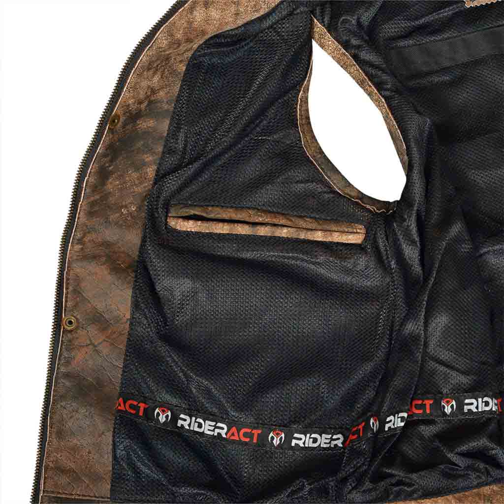 RIDERACT Vest with inner pockets
