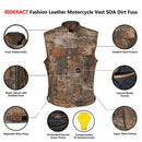 RIDERACT dirst fuss vest infographics
