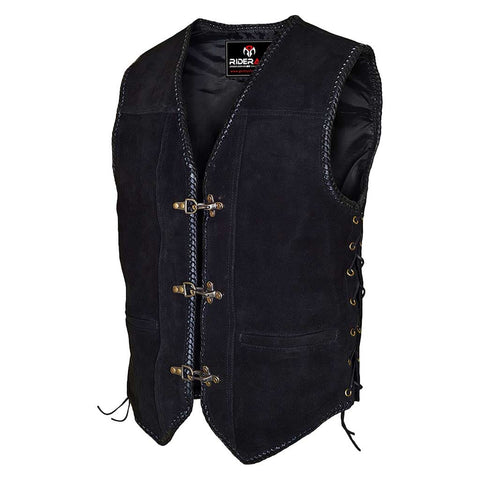 RIDERACT  Leather vest for men