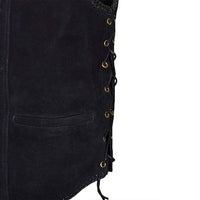 Vest with adjustable laces