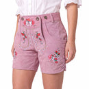 Womens Oktoberfest Outfit Lederhosen Suede Leather Oktoberfest Dress Rose Pink
