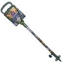 Camouflage walking stick shaft with stainless steel adjustable mechanism