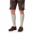 Authentic Mens Oktoberfest Socks Grey Classic Lederhosen Socks