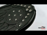 Scottish Sporran Celtic Craft Stone Highlander Black Sporran