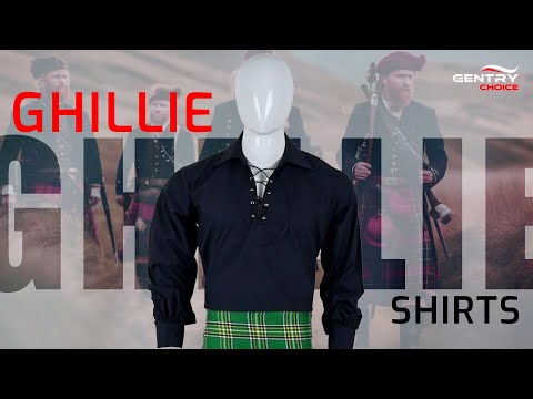 Jacobite Shirt Black Ghillie Shirt