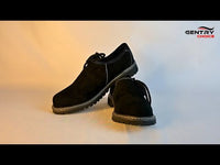 Mens German Shoes Leather | Black lederhosen footwear