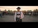 Men's Suede Lederhosen Black "Schuts" Bavarian Outfit for Men