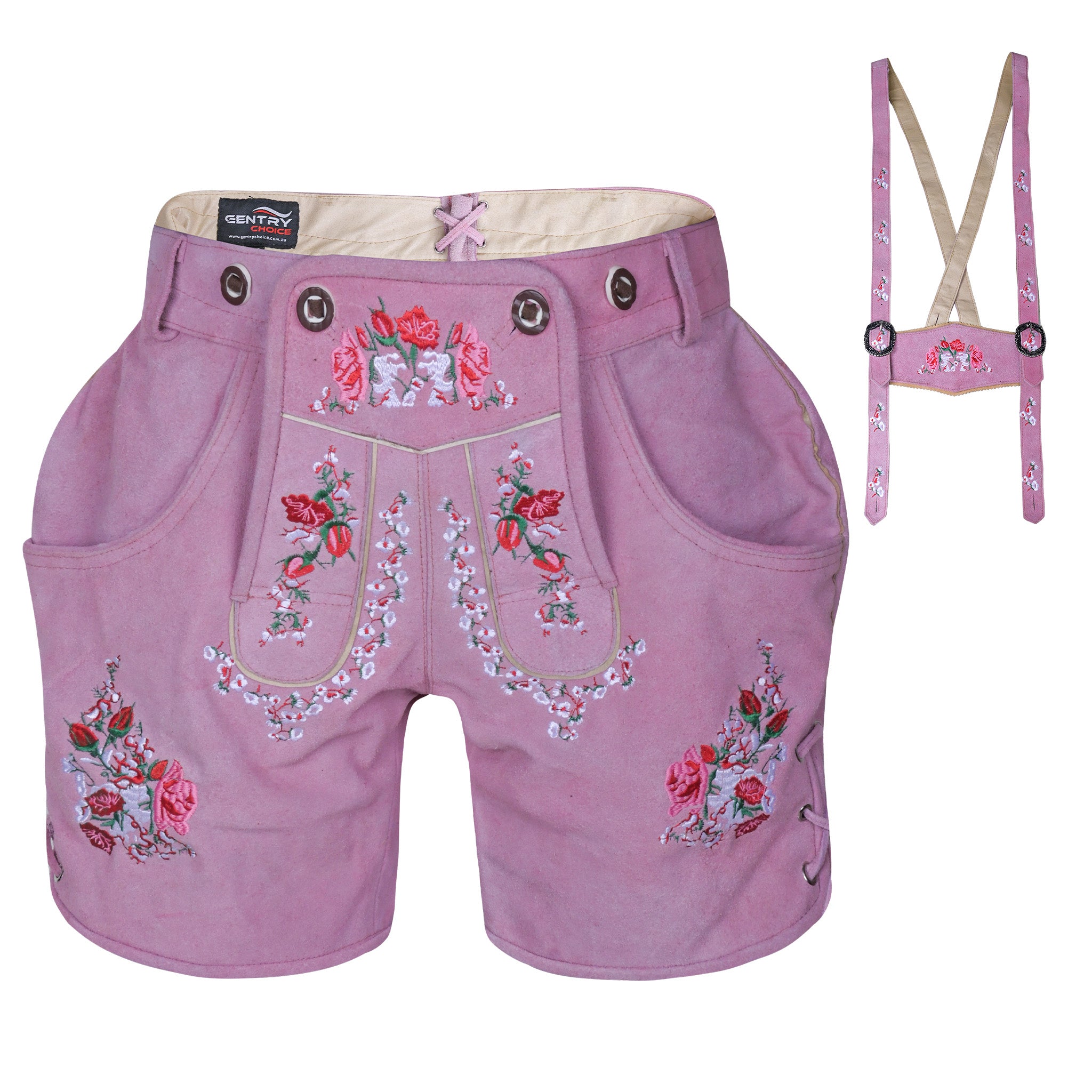 Women's Oktoberfest Outfit Lederhosen | Ladies Oktoberfest Dress Rose Pink