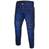 Image of Motorbike pants Style kevlar Jeans Dark Blue