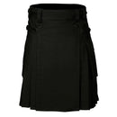 cargo utility kilt black kilt