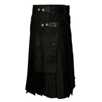 cargo utility kilt black kilt