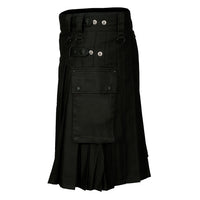 cargo utility kilt black kilt