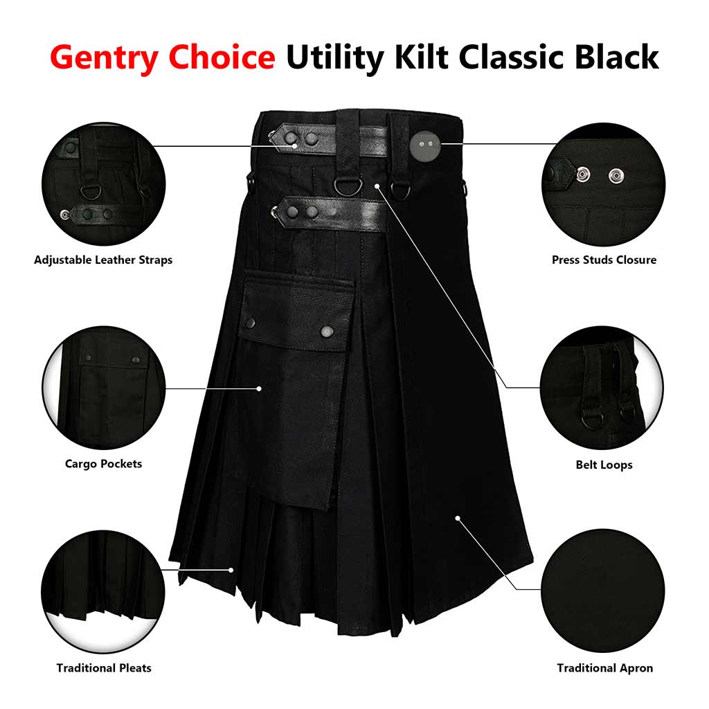 Gentry Choice Utility kilt Infography