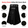 Image of Gentry Choice Utility kilt Infography